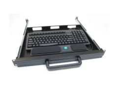 621T-B 1U Rack Mount Keyboard with Trackball