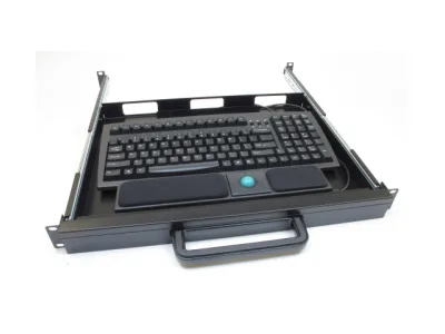 621T-B 1U Rack Mount Keyboard with Trackball