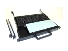 624P-B 1U Rack Mount Keyboard with Mouse Pad