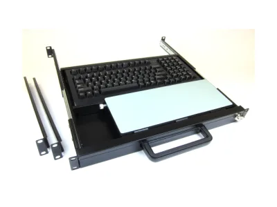 624P-B 1U Rack Mount Keyboard with Mouse Pad
