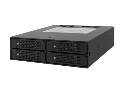 MB994SP-4S 5.25" Drive Bay for 4x Removable 2.5" SATA III Drives